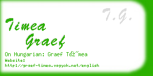 timea graef business card